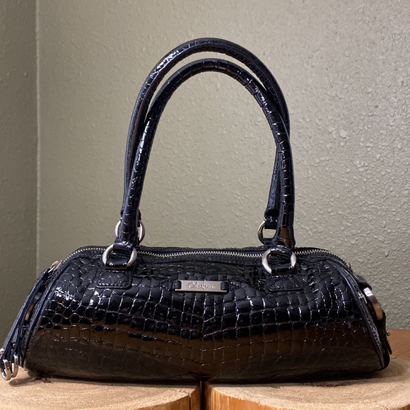 Cole Haan Handbags - *HP* COLE HAAN Roll Barrel Mock Croc Bag